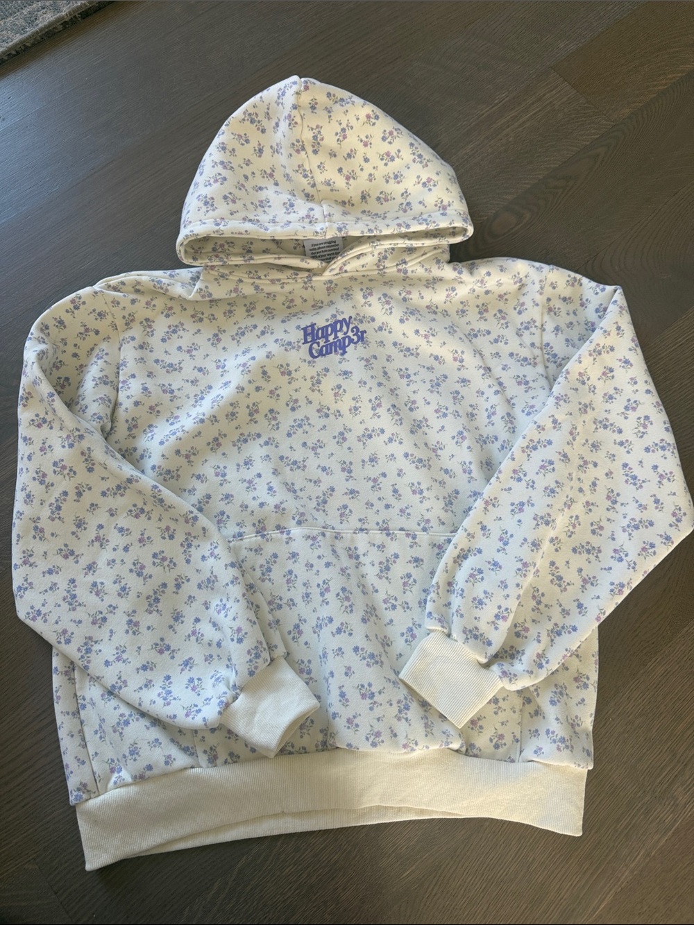 Happy Camp3r floral hoodie